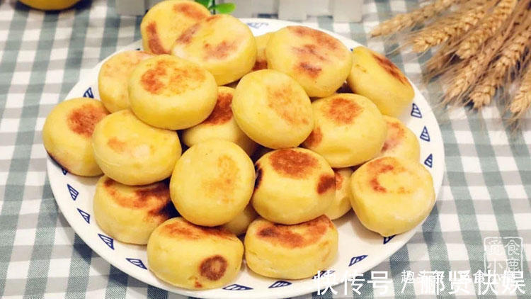 松软|适合孩子吃的健脾养胃山药饼,有平底锅就能做好,松软可口颜值高