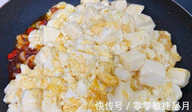 搭配|简单的小炒菜鸡蛋滑豆腐，香嫩可口，入口即化，搭配米饭超好吃！