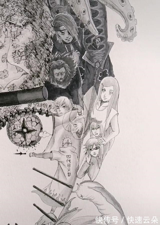 同人作品|价值一万多元的火影同人插画你们见过没这价格买手办难道不香吗