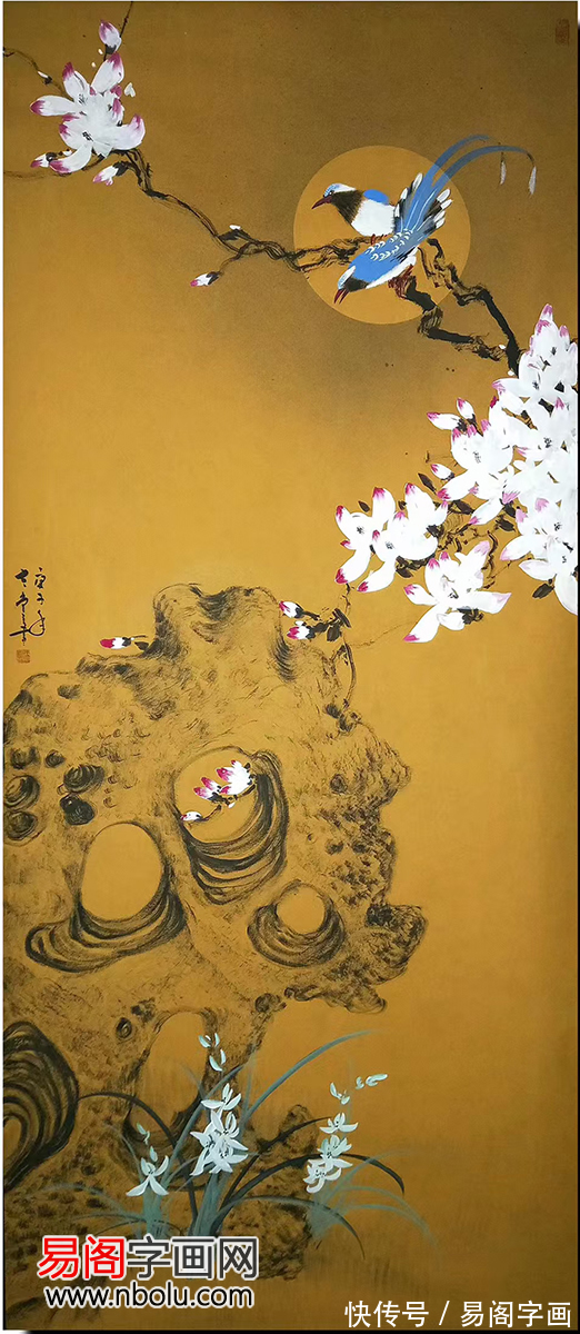 花鸟画!付厚党花鸟画 融逸趣于自然 带您走进清凉的世界