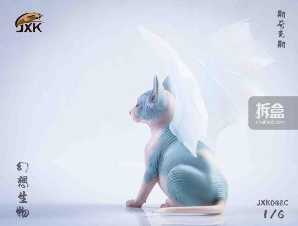 幻想|JXK.STUDIO 幻想生物之无毛猫 斯芬克斯蝠猫 1/6动物模型