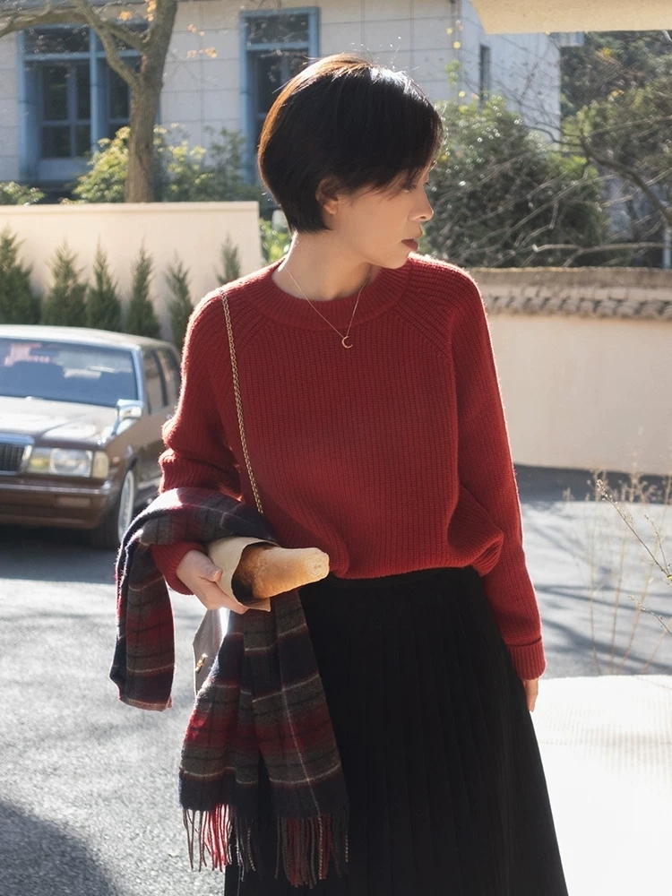 修身性 穿来穿去,还是“毛衣”最百搭,不花哨、不显胖,简约高级又时髦