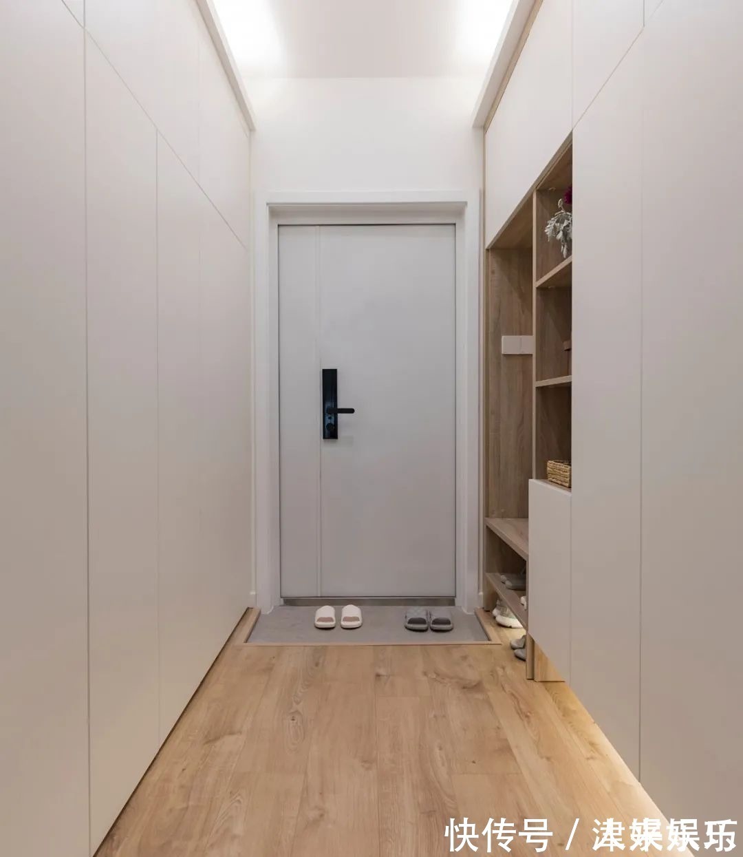 床头柜|103㎡现代简约,留白+原木+绿植,让生活悠闲舒适有故事