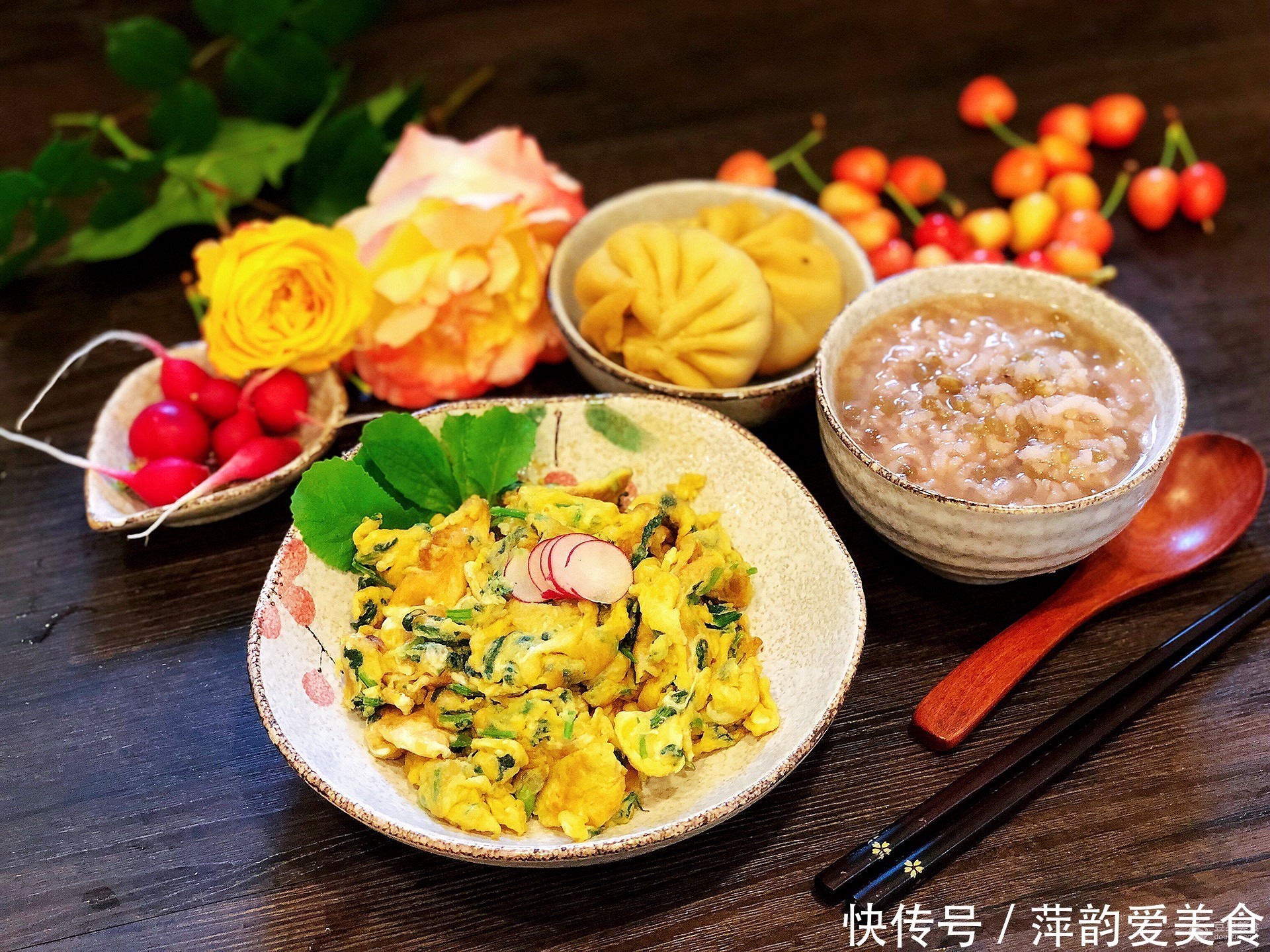  初夏|初夏时节萝卜缨炒鸡蛋