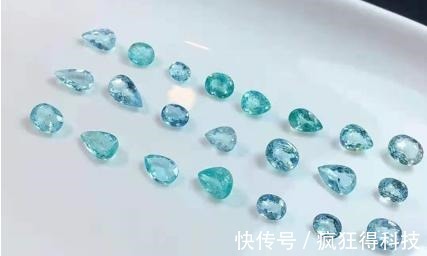 蓝色#帕拉伊巴碧玺,那道电光石火の蓝!