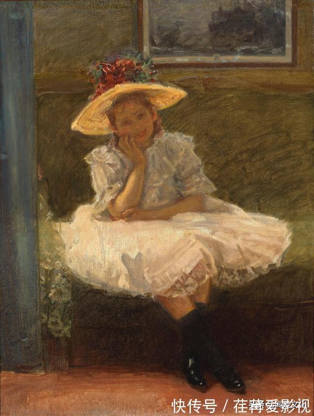 印象派$学赏画186:第一个将印象派引入波兰的人——波德科维斯基