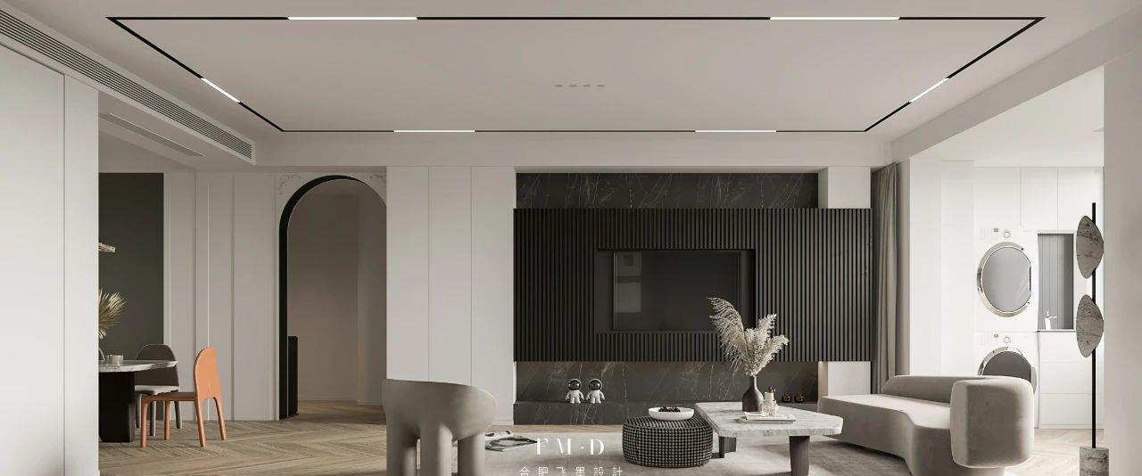 住宅|120㎡毛坯房硬装完工,是改善型住宅标杆,三代同堂一起居住刚好