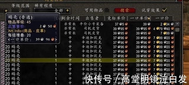 赚金|魔兽怀旧服：2件猎人萨满必买的皮甲，成本只要3银，卖价43金！