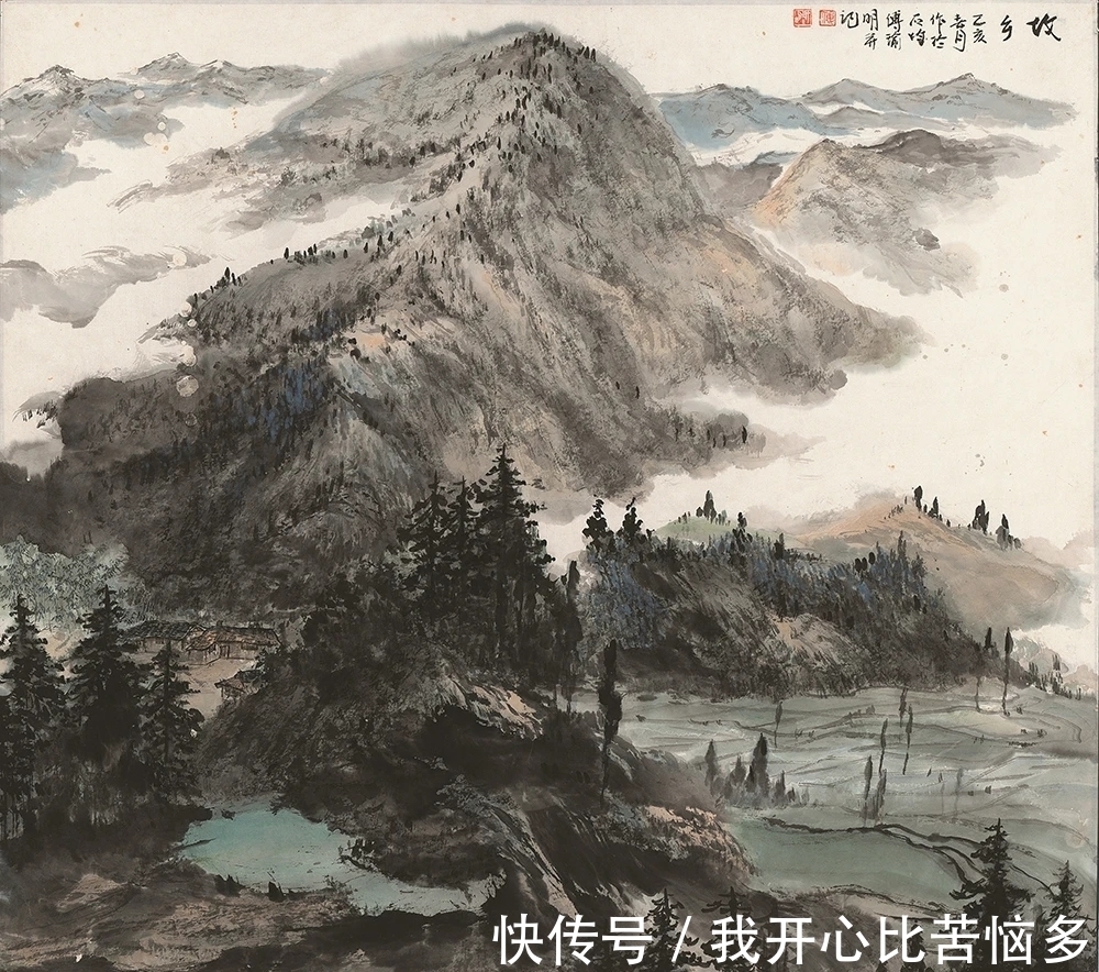 傅瑜明|传统山水的意境之美|傅瑜明山水画