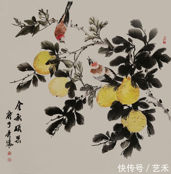  笔下|清心养眼多情趣---著名写意花鸟画家吴浪