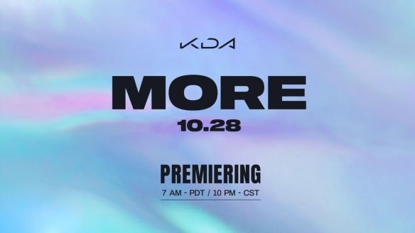预告|《LOL》女团K/DA新歌《MORE》MV先导预告发布