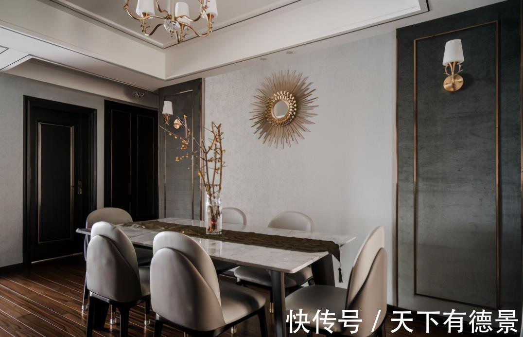 大理石|100㎡优雅美式,诠释清新淡雅的惬意生活!