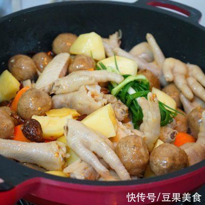黑暗料理|有了鸡爪虾煲，爱心早餐省时做