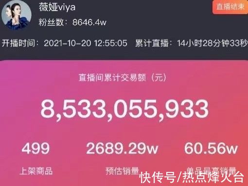 薇娅|双11预售李佳琦销售额破百亿，薇娅排第二，你“剁手”了吗