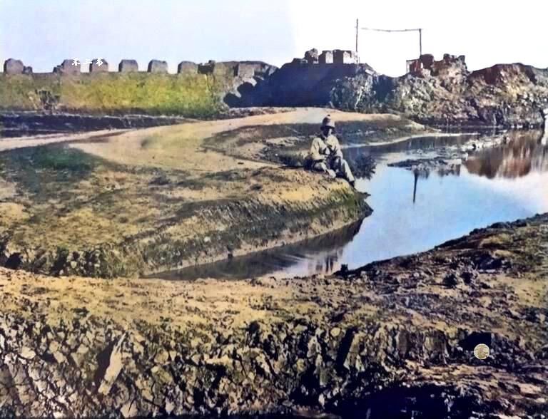 老照片|鸦片战争上色老照片：镜头下真实的清末之耻，阵亡的清军无人收尸