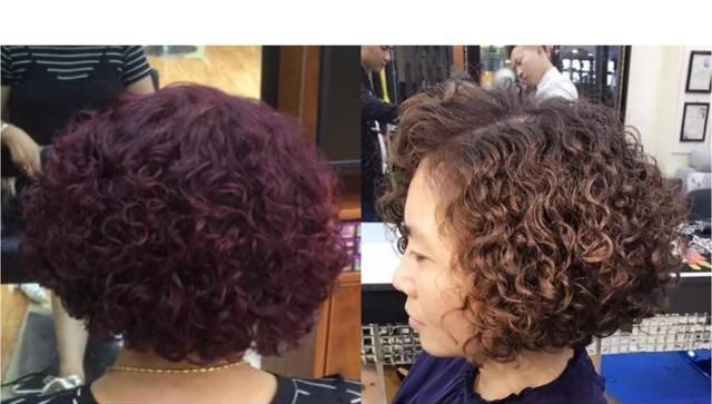 为什么老人都喜欢短卷发?因为短发干练好打理,显发量又时髦减龄