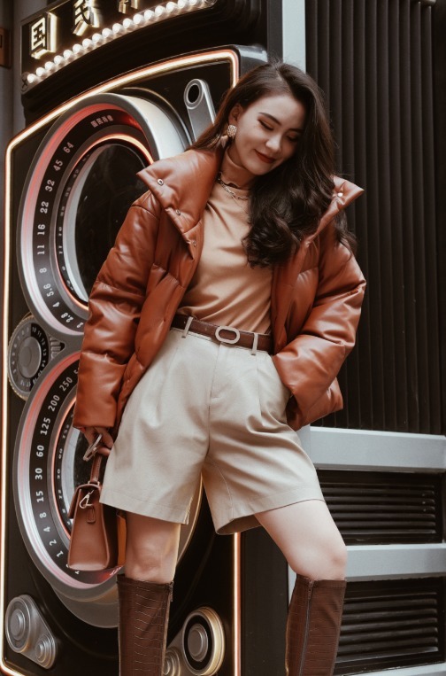 小姐姐|羽绒服怎么穿才时髦?建议“越短越好”,160cm小个子有救了