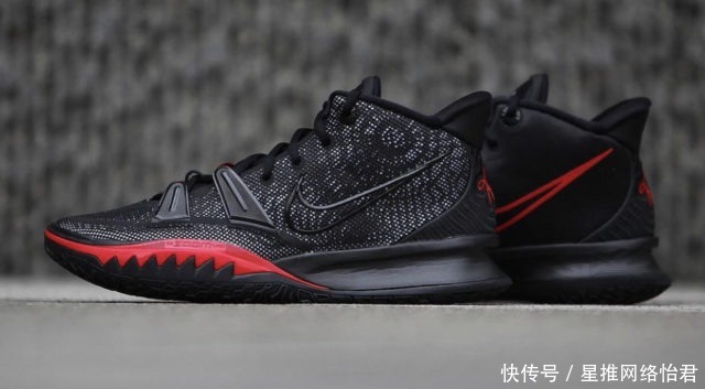 经典|Kyrie 7全新配色将问世 经典黑红鞋身质感无敌