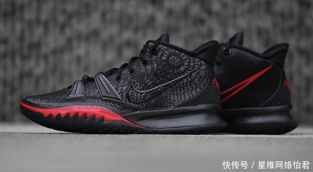  经典|Kyrie 7全新配色将问世 经典黑红鞋身质感无敌