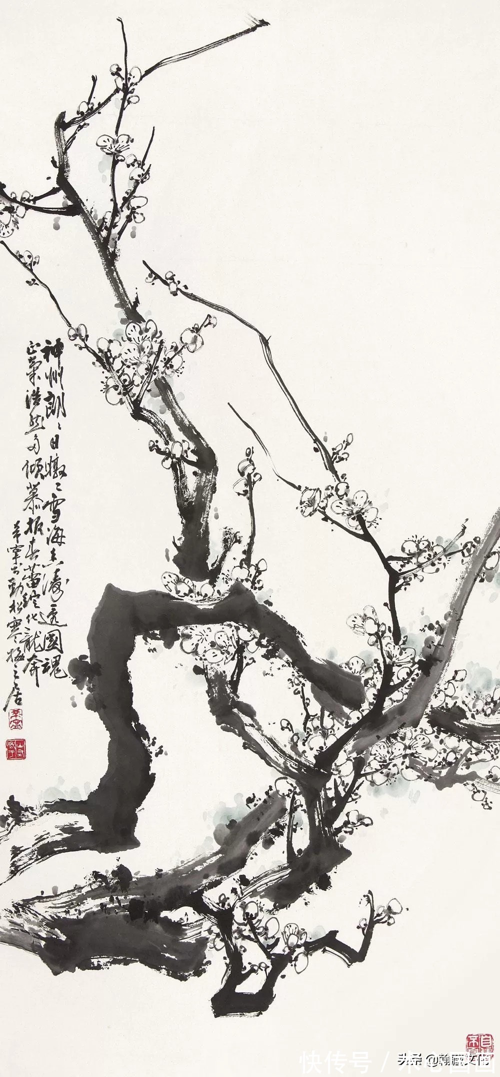 正气浩然!“梅痴”于希宁的诗与画:铁骨寒梅颂国魂