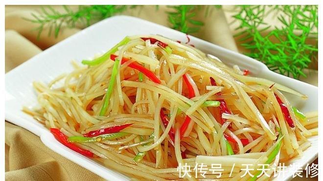 醋溜土豆丝|炒土豆丝，什么时候放醋是关键，很多人搞错，难怪土豆不脆还粘锅
