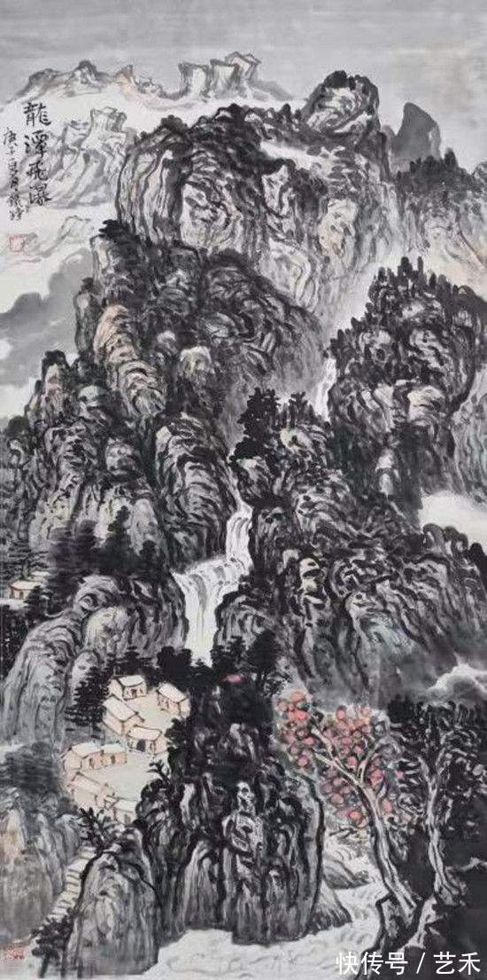 河南省#“道法嵩山”知名画家薛铁锋作品赏析