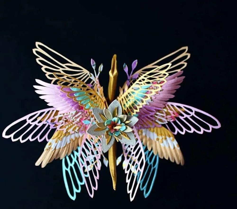 灵感$抑郁小哥把一只2毛钱的千纸鹤折成了我买不起的样子,不但病好了还年入百万