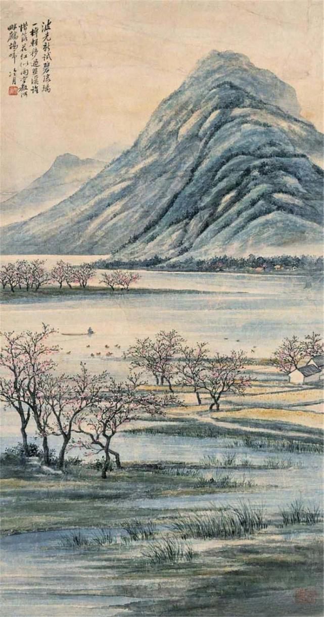 冷月如霜，清凉娴静——画家陶冷月山水及花鸟国画欣赏（图）