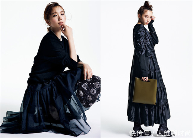 经典|一件毛衣10种穿法,看了日本造型师搭配,原来黑色还是那么经典