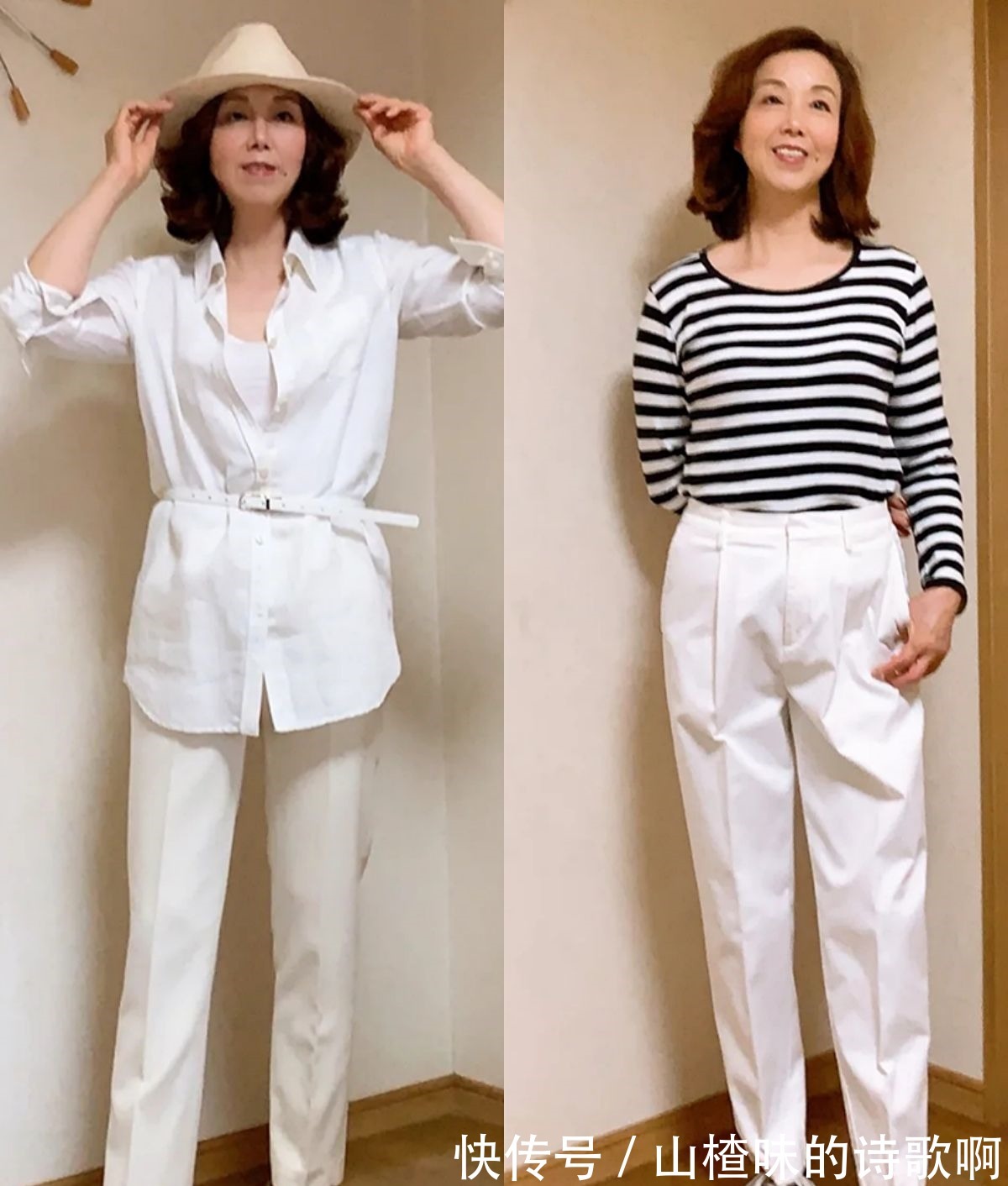 牛仔裤 适合50岁普通人的早秋穿搭,简约大方不过时,轻松当个时髦精