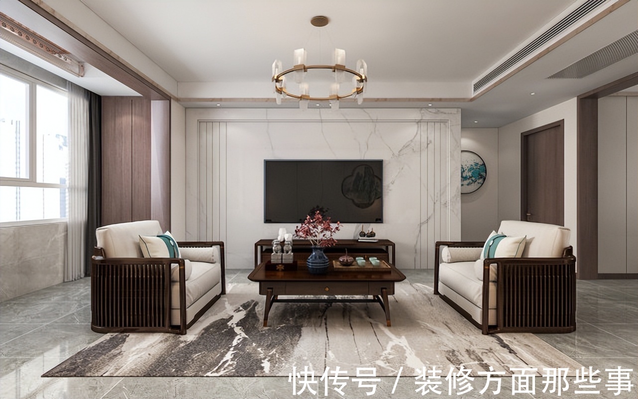 新中式|140㎡新中式,从软装入手营造典雅中式韵味