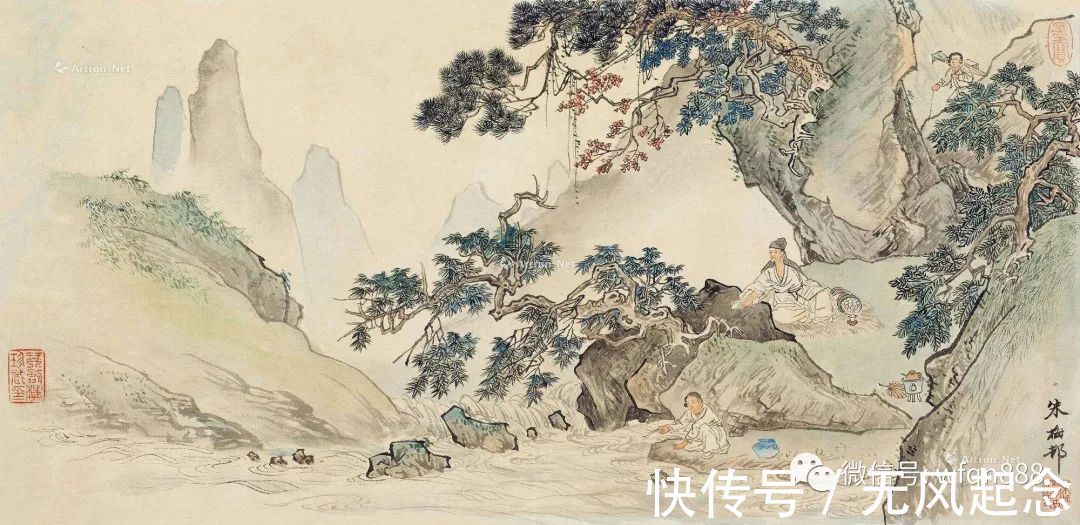 清明上河图#它被誉为明版“清明上河图”,放大10倍,却发现有个戴眼镜的男人