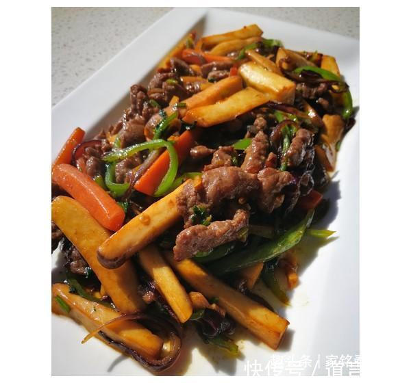 豆皮|美食推荐豆皮金针菇，黄花菜炒鸡蛋，茭白炒鸡胗，香菇炒牛柳