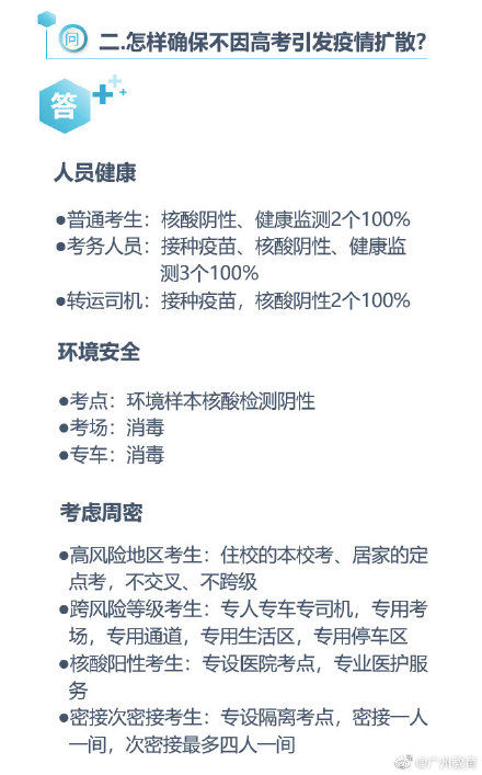 广州市教育局|广州高考疫情防控小贴士来啦！