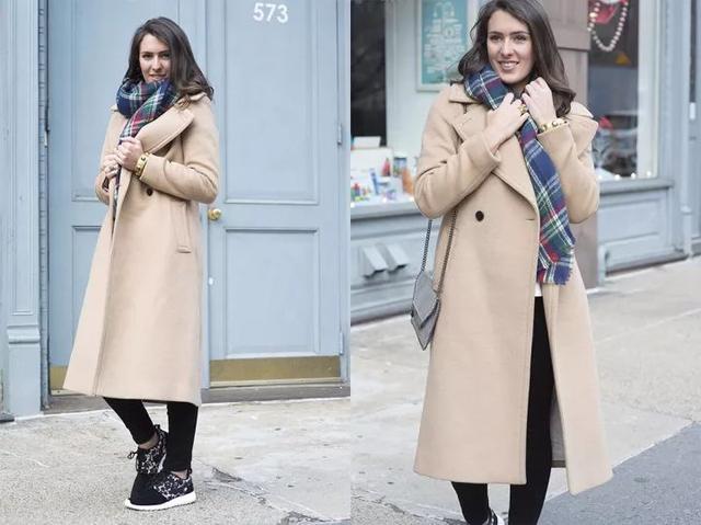 围巾 什么颜色的大衣,就搭什么围巾,这才是超实用的穿搭法