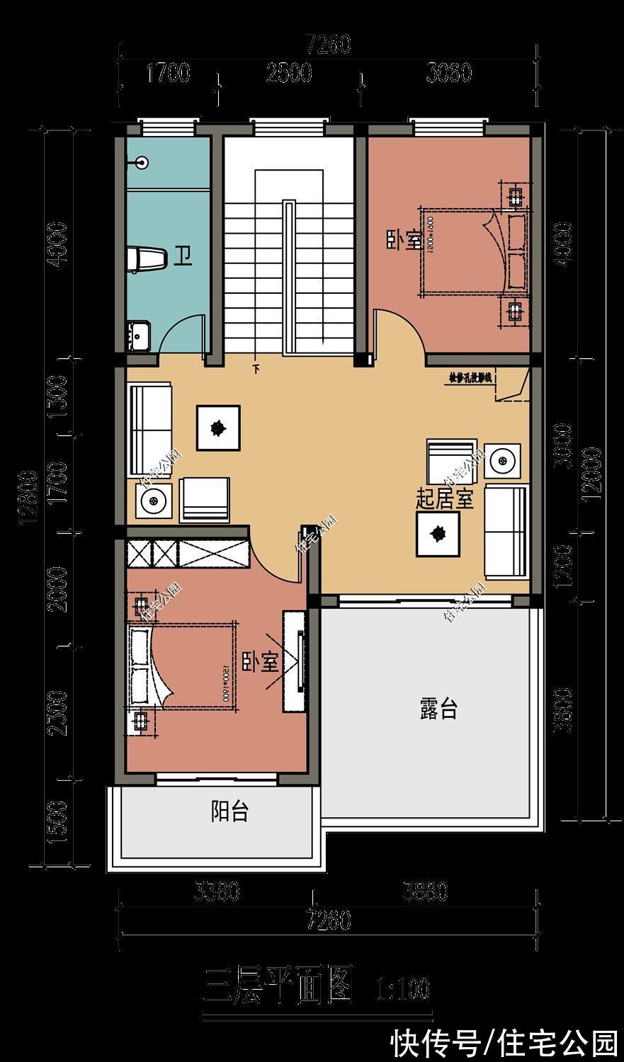 占地面积|面宽8米也能建出大气别墅，10套小面宽图纸，哪套更适合你家？
