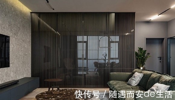 品位|68㎡单身公寓装修特别时尚，客厅装衣帽间，气质优雅的小窝！