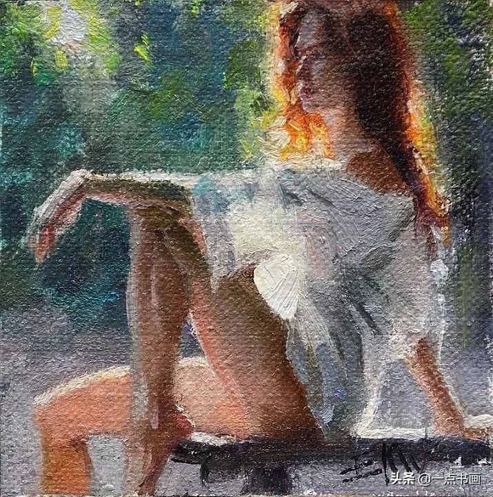 宁静|这组油画，美轮美奂，光影掌握得真好