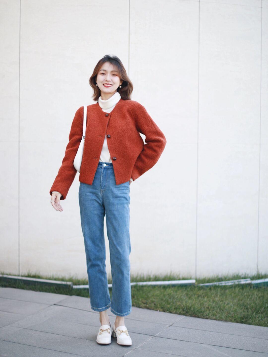 黑白配 冬季不容错过的“毛呢外套”搭配,思路总结好了,看这篇就够