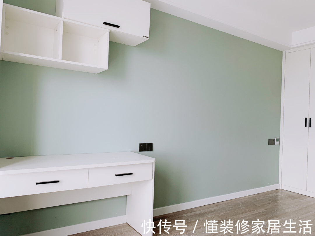 房子|第一次自己装修房子,入户就被迷住了,色调搭配清新又舒适