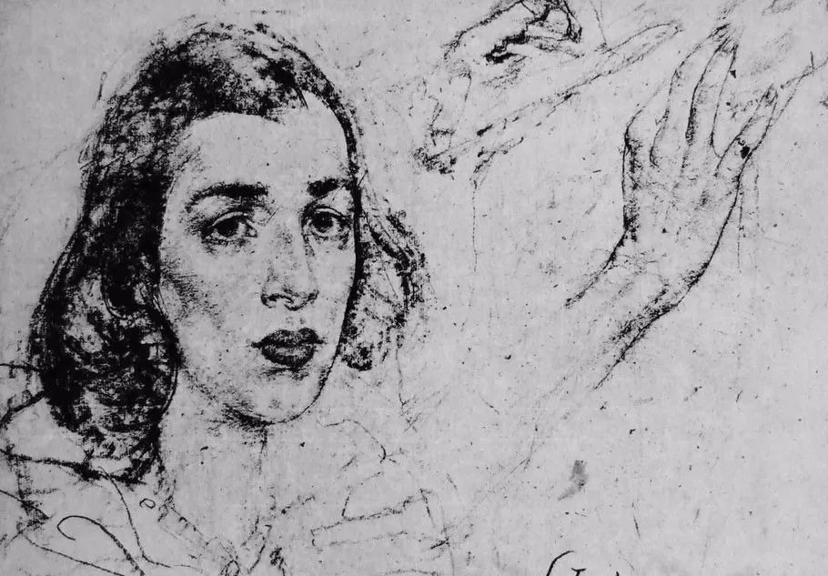 陶斯$如果没有一定的素描功底，是画不出这样经典作品的