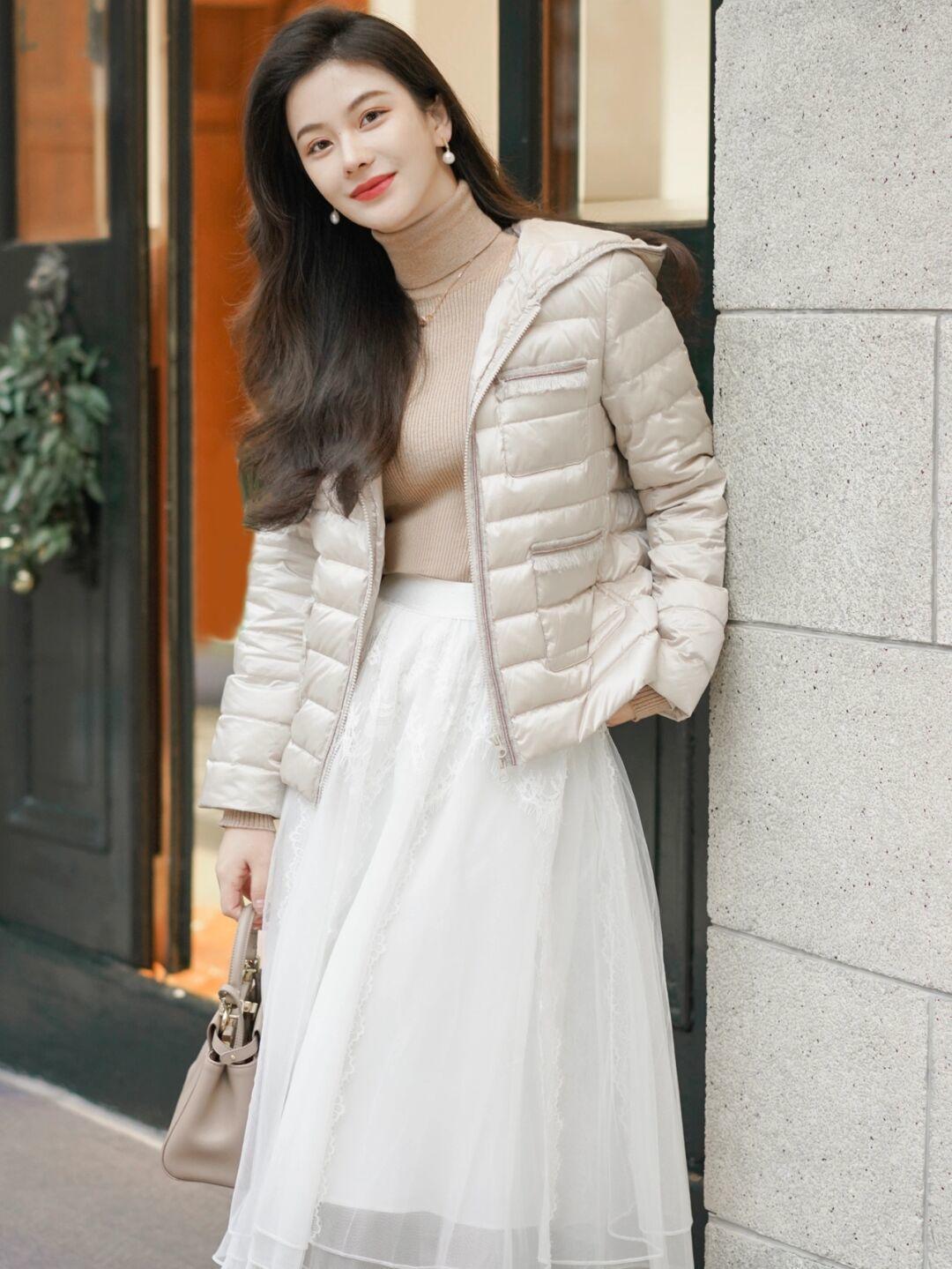 造型 兼顾风度和温度的羽绒服穿搭示范,时髦又显瘦,每一套都能照穿