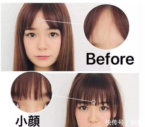日本发型师分享“刘海小脸术”有了刘海的小姐姐,原来这么美