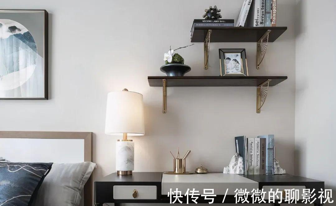 烟灰蓝|125㎡现代中式风新房,全屋烟灰蓝配色,清爽明亮!