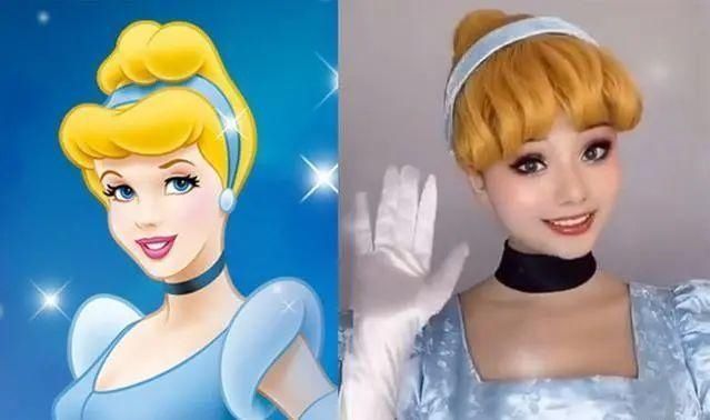小姐姐挑战迪士尼公主仿妆COS,作品秒破次元壁,粉丝想娶回家