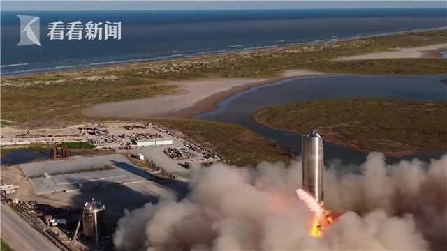 最新 SpaceX拟试飞最新“星舰”原型机