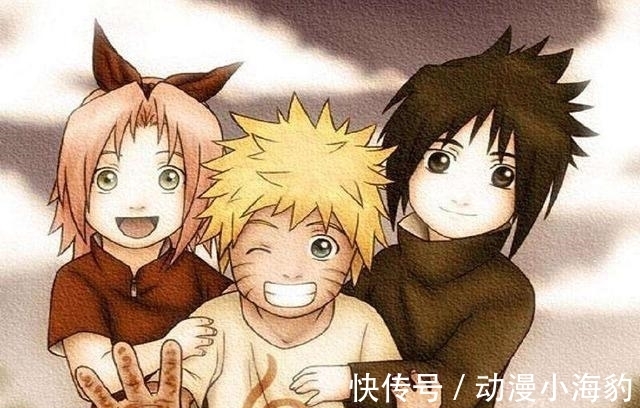 宇智波鼬|“第七班”人物合影,小樱表情没有变化,鸣人佐助则改变了很多