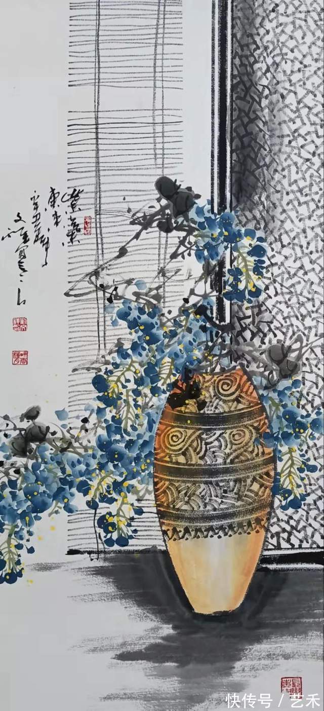 刘文祥&“瓷”时无声胜有声,刘文祥瓷器国画作品欣赏