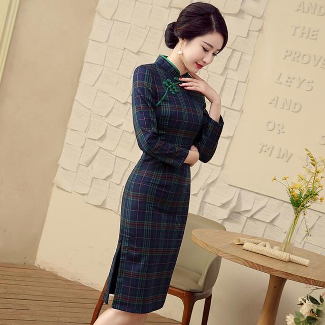 东方女性|东方女性的优雅古韵,改良旗袍裙又回到了潮流的春天