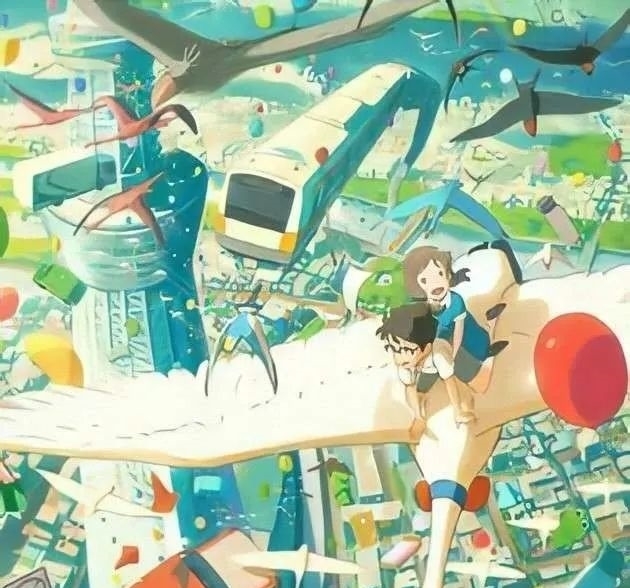 《阳光中的青时雨》:在冷暖色调编织的世界中,有春雨,也有阳光